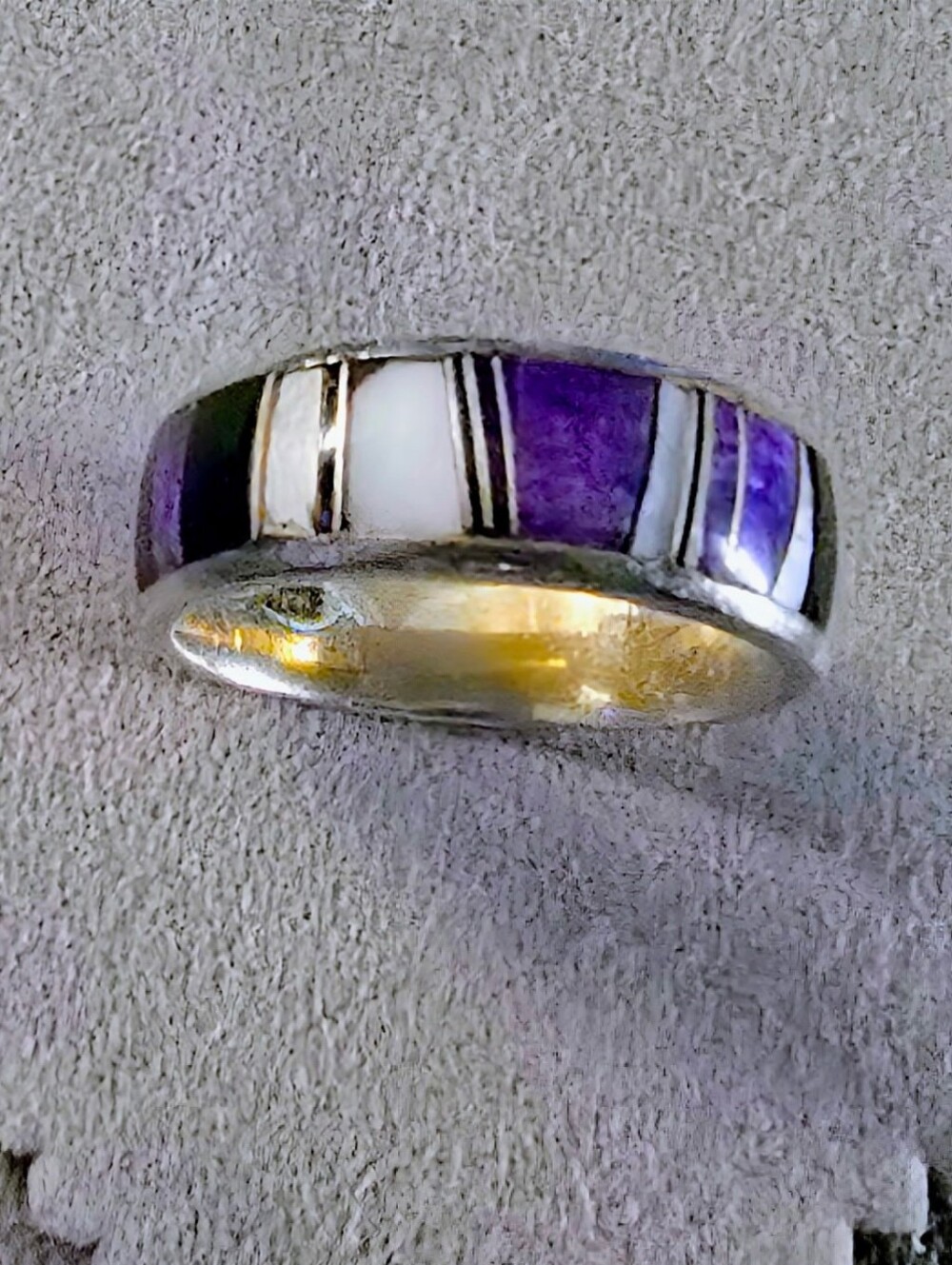 Couture Sterling Silver Black Onyx Men's Silver Dome Band Ring